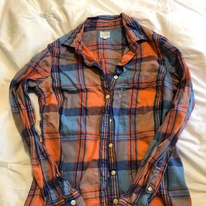 J. Crew button down flannel